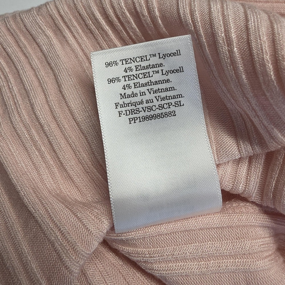 Everlane Dress Womens XS Pink Fairy Coastal Summer Tank Maxi Ribbed Pullover - Picture 5 of 11